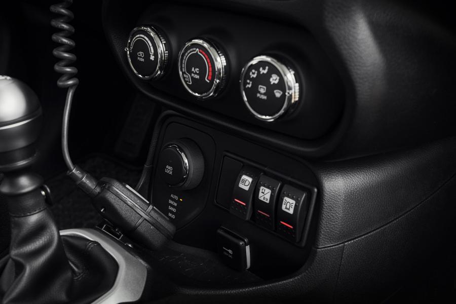 Детали интерьера Jeep Renegade Sport Vigili del Fuoco (BU) 2018 года  (фото 2 из 5)